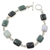 Jade link bracelet, 'Ya'ax Chich Colors' - Jade link bracelet (image 2b) thumbail