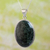 Jade pendant necklace, 'Dark Green Mystique' - Jade Pendant Necklace (image 2) thumbail