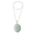Reversible jade pendant necklace, 'Light Green Mystique' - Jade pendant necklace (image 2f) thumbail