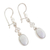 Lilac jade dangle earrings, 'Love Poem' - Lilac jade dangle earrings (image 2c) thumbail
