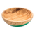 Wood bowl, 'Spicy Green' (medium) - Dip Painted Hand Carved Wood Bowl (Medium) (image 2c) thumbail