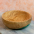 Wood bowl, 'Spicy Green' (large) - Dip Painted Hand Carved Wood Bowl (large) (image 2c) thumbail