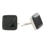 Jade cufflinks, 'Maya Minimalist' - Jade cufflinks