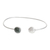 Jade cuff bracelet, 'Full Moon' - Jade cuff bracelet thumbail