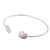 Lilac jade cuff bracelet, 'Moon Orbit' - Lilac Jade Cuff Bracelet