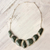 Jade pendant necklace, 'Uniqueness' - Jade and Sterling Silver Necklace Handmade Jewelry thumbail