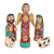 Wood nativity scene, 'Peace' (10 pieces) - Hand Crafted Religious Wood Sculpture (Set of 10) (image 2c) thumbail