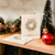 Christmas greeting cards, 'Golden Wishes' (set of 4) - Handcrafted Christmas Greeting Cards Envelopes (set of 4) thumbail