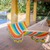 Hängematte aus Baumwolle, 'Tropical Colors' (einzeln) - Handgefertigte mehrfarbige Baumwollhängematte aus Nicaragua (einzeln)