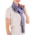 Rayon scarf, 'Solola Lavender' - Handcrafted Bamboo fibre Scarf (image 2c) thumbail