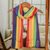 Rayon scarf, 'Solola Rainbow' - Hand Woven Rayon Scarf thumbail