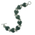 Light green jade heart bracelet, 'Love Immemorial' - Heart Shaped Jade Sterling Silver Link Bracelet (image 2b) thumbail
