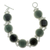 Jade link bracelet, 'Ya'ax Chich Enigma' - Light and Dark Green Jade Bracelet Silver Artisan Jewelry thumbail