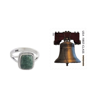 Jade cocktail ring, 'Life Divine' - Jade Artisan Crafted Ring