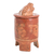 Ceramic vessel, 'Pibil Jaguar' (medium) - Antiqued Ceramic Vessel Maya Art (medium)