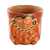 Ceramic decorative vase, 'Pibil Queen' - Artisan Crafted Ceramic Decorative Vase (image 2a) thumbail