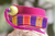 Leather and cotton wrap bracelet, 'Bright Jaguar' - Multicolor Backstrap Woven Cotton Wrap Bracelet thumbail
