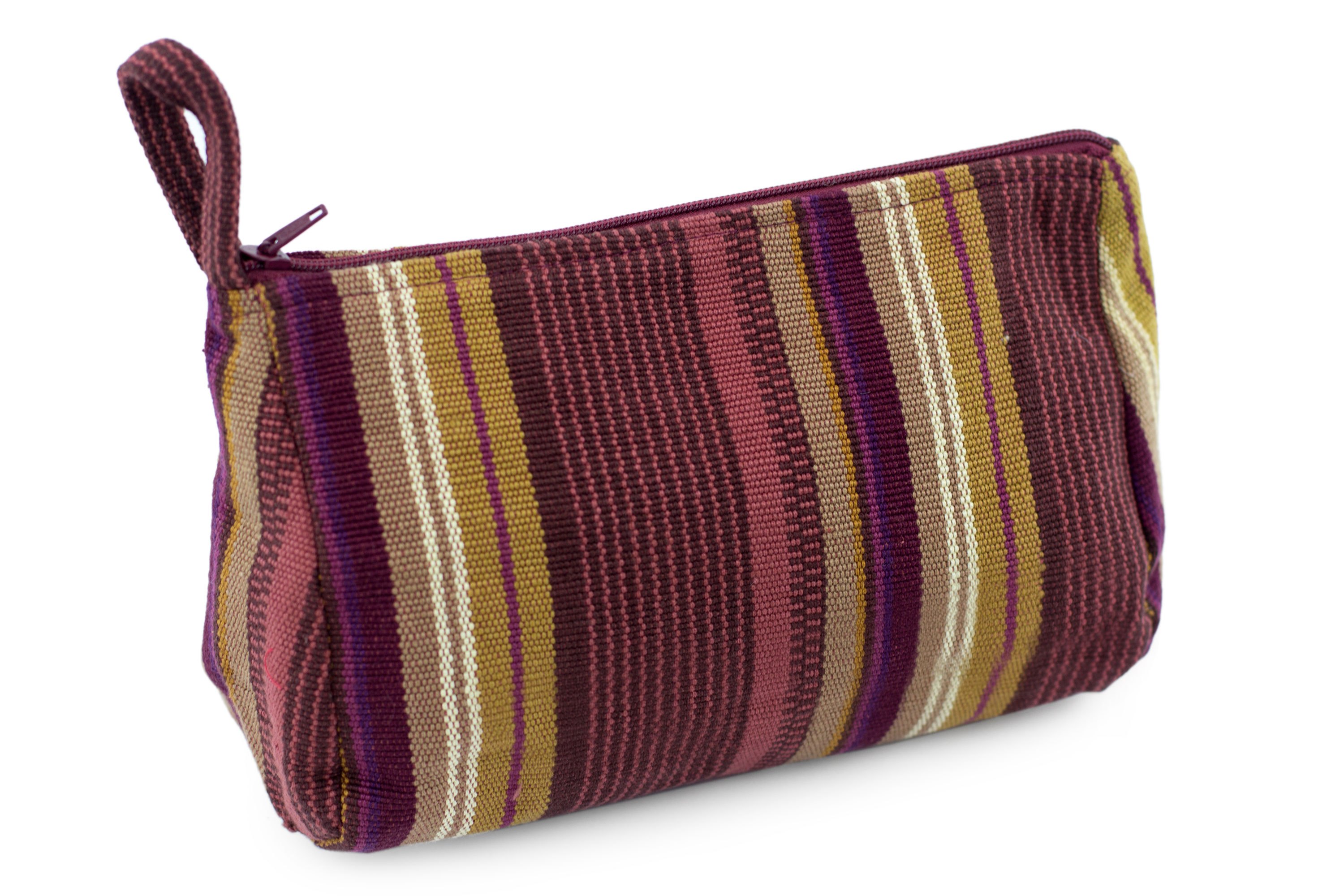Artisan Crafted Cotton Cosmetic Bags (pair) Loving Earth NOVICA