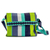 Cotton messenger bag, 'Luscious Green' - Handcrafted Cotton Messenger Bag Lined thumbail
