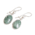 Jade dangle earrings, 'Voluptuous Green' - Modern Handmade Maya Jade Earrings (image 2c) thumbail