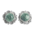 Jade flower earrings, 'Forest Princess' - Guatemalan Hand Crafted Light Green Jade Earrings (image 2a) thumbail