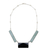 Jade pendant necklace, 'Modern Medallion' - Modern Jade and Silver Necklace thumbail