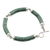 Jade link bracelet, 'Natural Connection' - Artisan Crafted Green Jade Link Bracelet thumbail
