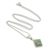 Light green jade pendant necklace, 'Maya Wisdom' - Artisan Crafted Jade and Sterling Silver Necklace (image 2b) thumbail