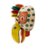 Wood mask, 'Maya Rooster' - Handcrafted Wood Mask (image 2b) thumbail