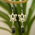 Jade flower earrings, 'Lotus Shadow' - Dark Green Jade Lotus Earrings (image 2) thumbail