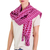 Cotton scarf, 'Exotic in Purple Maroon' - Guatemalan Hand-woven Cotton Scarf (image 2b) thumbail