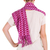 Cotton scarf, 'Exotic in Purple Maroon' - Guatemalan Hand-woven Cotton Scarf (image 2c) thumbail