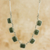 Jade pendant necklace, 'Life Divine' - Artisan Crafted Guatemalan Jade and Silver Pendant Necklace thumbail