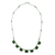 Jade pendant necklace, 'Life Divine' - Artisan Crafted Guatemalan Jade and Silver Pendant Necklace (image 2a) thumbail