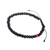Beaded bracelet, 'Midnight Passion' - Black and Red Beaded Wood Drawstring Bracelet (image 2b) thumbail