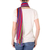 Cotton scarf, 'Valley of Flowers' - Guatemalan Hand Woven Cotton Scarf in Primary Colors (image 2c) thumbail