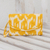Cotton wristlet bag, 'Maya Sunlight' - Hand Woven Central American Yellow Cotton Wristlet Bag (image 2) thumbail