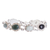 Jade link bracelet, 'Colorful Dahlias' - Guatemalan Hand Crafted Multi Color Jade and Silver Bracelet (image 2b) thumbail