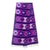 Cotton table runner, 'Purple Sky' - Maya Handwoven Purple Cotton Table Runner from Guatemala (image 2a) thumbail