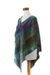 Cotton blend poncho, 'Magical Forest' - Handcrafted Cotton Blend Poncho (image 2f) thumbail