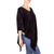Cotton blend poncho, 'Magical Night' - Black Handcrafted Cotton Bamboo fibre Blend Poncho (image 2b) thumbail