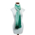 Bufanda de rayón - Pañuelo guatemalteco verde blanco de rayón tejido a mano