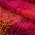Rayon chenille scarf, 'Crimson Embrace' - Red and Burgundy Handwoven Bamboo Chenille Scarf (image 2f) thumbail