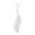 Lilac jade pendant necklace, 'Floating in the Breeze' - Guatemalan Sterling Silver and Lilac Jade Dangle Necklace (image 2b) thumbail