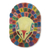 Wood mask, 'Guacamaya' - Colorful Hand Carved Pinewood Macaw Wall Mask from Guatemala (image 2a) thumbail