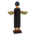 Wood sculpture, 'Angel of Night' - Artisan Crafted Pinewood Angel Sculpture from Guatemala (image 2c) thumbail