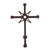 Wrought iron cross, 'Salvation' - Wrought Iron Wall Cross Artisan Crafted in Guatemala thumbail