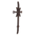 Wrought iron cross, 'Salvation' - Wrought Iron Wall Cross Artisan Crafted in Guatemala (image 2b) thumbail