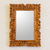 Mirror, 'Naturally Baroque' - Guatemalan Hand Carved Conacaste Wood Wall Mirror thumbail