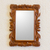 Mirror, 'Fairytale' - Guatemalan Hand Carved Flower and Heart Wood Wall Mirror thumbail